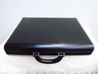 Tumi Hard Sided Leather Briefcase Attache Case