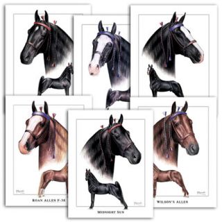 walking horse legends by heather rohde premium quality magnetic mini