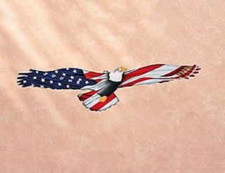flying eagle patriotic metal wall hanging new