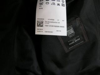 Hugo Boss Grand Central Black Stripe Suit Size 40s New