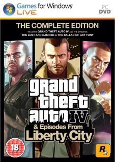 Grand Theft Auto IV GTA 4 The Complete Edition PC Game DVD ROM Brand