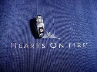  Hearts on Fire Men's Duet 5 Stone Ring