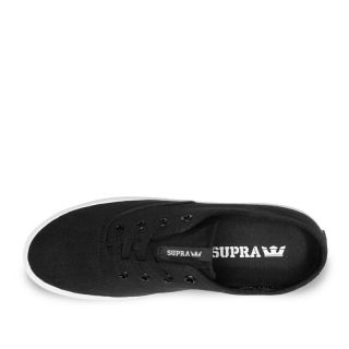 Supra Wrap Mens Sneakers in Black White S05010 Blk
