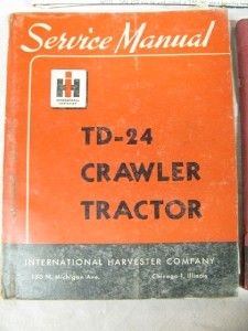 95 Antique Vintage International TD 24 Crawler Tractor Dozer Operator