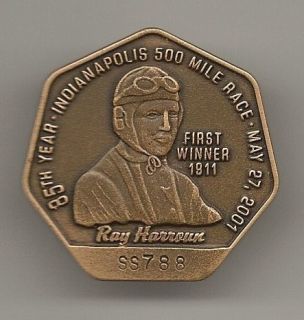  500 Bronze Pit Badge Helio Castroneves Penske Racing INDY500