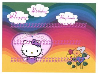 Hello Kitty Edible Cake Topper Decoration CLIK2C All