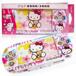 Hello Kitty Hard Cover Case for Sony PSP 2000 3000 Game
