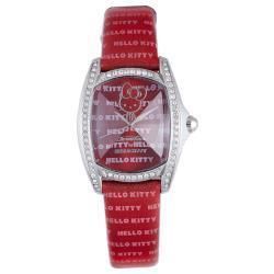 Hello Kitty Red Stainless Steel Watch by Chronotech