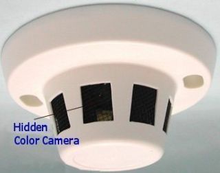Wireless Wired Smoke Detector Color Spy Camera 2 4G