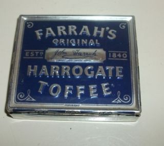 vintage farrah s original harrogate toffee tin this listing is for a