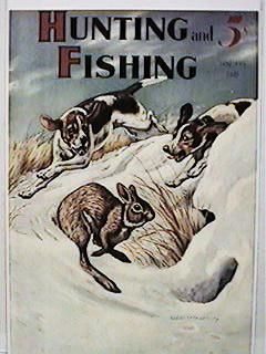 1941 BEAGLE DOG RABBIT HUNTING POSTER SPORTING OUTDOORS NEW
