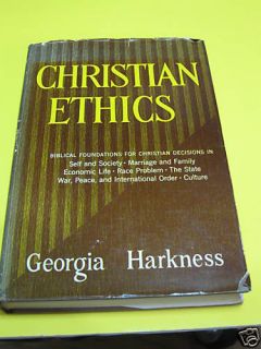 Book Christian Ethics by Georgia Harkness