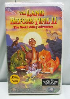 The Land Before Time II The Great Valley Adventure New SEALED VHS