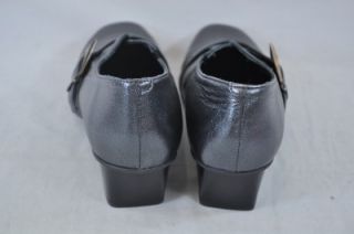 Helle Comfort Halia Pewter Slip on Salon Shoes 19481 EUR 42 US 12