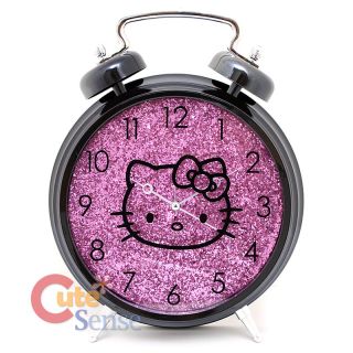 Sanrio Hello Kitty Alarm Table Clock Watch Purple Shine 1
