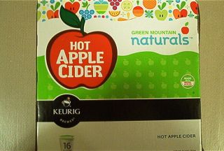 Keurig K Cups Green Mountain Naturals Hot Apple Cider 16 Pack Unopened