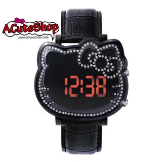 Chouette Hello Kitty LED Display Watch CRK1002 Leather