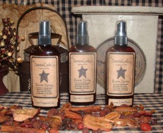  4 oz Primitive Room Linen Spray Your Choice of Scent