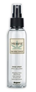 Hempz Supre Shine Spray Spray Brilliance 4 3 FL oz Hemp Seed Extract