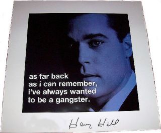 AUTHENTIC Autographed Signed HENRY HILL 16x16 GOODFELLAS Gangster