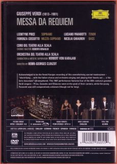 Herbert Von Karajan Leontyne Price Verdi Messa Da Requiem DVD