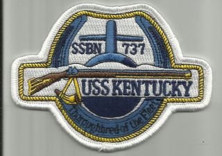 USS KENTUCKY SSBN 737 US NAVY PATCH NUKE SUBMARINE SAILOR ICBM MISSILE