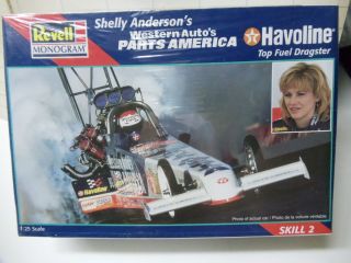 Shelly Andersons Western Auto Havoline Top Fuel Dragster Revell 1 25