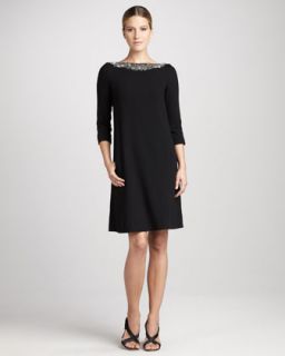 Bateau Neckline Dress  