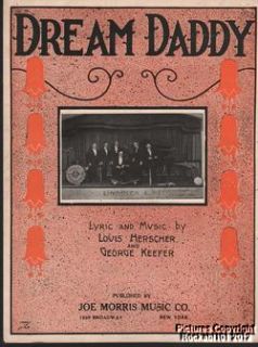 1923 Herscher & Keeper Sheet Music (Dream Daddy)