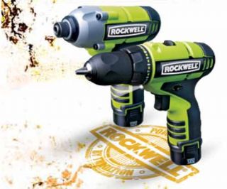 Rockwell RK1001K2 12 Volt LithiumTech 2 Tool Combo Kit   