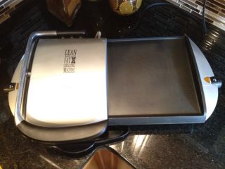  Foreman GF20G Combo Indoor Electric Grill Griddle Panini Maker