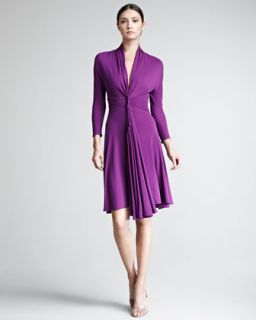 Plunging V Neckline Dress  