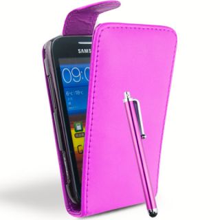 Leather Flip Case Cover for Samsung Galaxy s S2 S3 Ace Ace 2 Y Screen