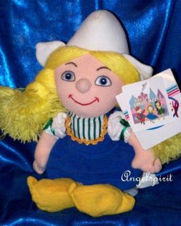 Disney Its A Small World Holland Girl Stuffed Plush Beanbag Disney