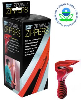 EPA friendly, the Zipper Kit lets you create a sealable doorway in any