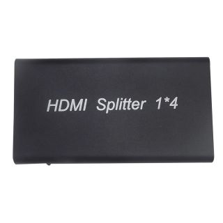 New HDMI Audio Video 1x4 Mini Splitter V1 3B 1080p HD 3D 4 Port Output