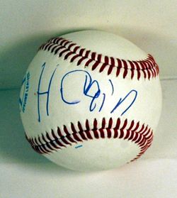herman cain signed autograph baseball tea party 2012