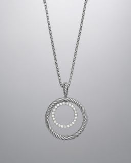 David Yurman Small Pave Diamond Mobile Necklace   