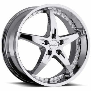 Milanni ZS 1 20 Chrome Wheel / Rim 5x115 with a 40mm Offset and a 74.1