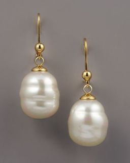 Majorica 12mm Baroque Pearl Drop Earrings   