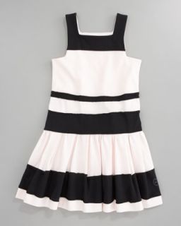 48F1 Baby Dior Striped Jersey Dress