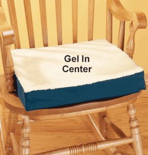 High Density Foam Cushion with Gel Center Great for Wheelchairs