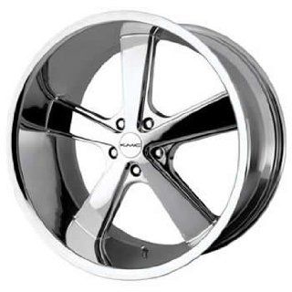 KMC KM701 20x10 Chrome Wheel / Rim 5x5 with a 18mm Offset and a 78.30