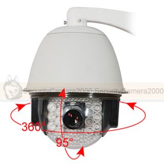 540TVL Waterproof PTZ Dome Camera IR 120m 36x Zoom OSD
