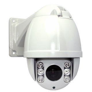  10x Zoom High Speed Surveillance PTZ Dome Camera 164ft IR
