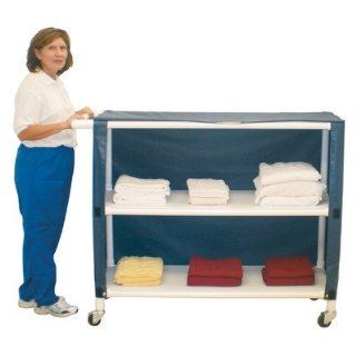 Jumbo Cart with Cover Number of Shelves 2, Color Forest