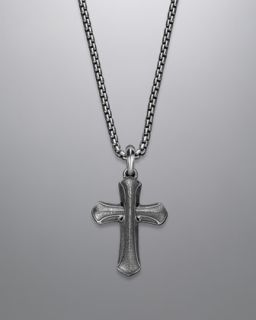 david yurman armory cross necklace 22 l