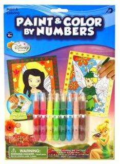 Disney Fairies Paint and Color By Number Toys & Games