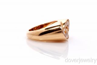 Designer Oscar Heyman 1 40ct Diamond 18K Gold Ring