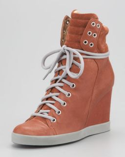 See by Chloe Lace Up Wedge Sneaker   